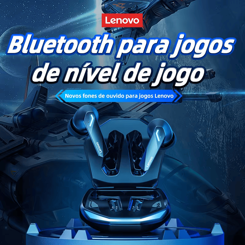 Fone Lenovo GM2 Pro Original | Conforto e Som de Alta Qualidade
