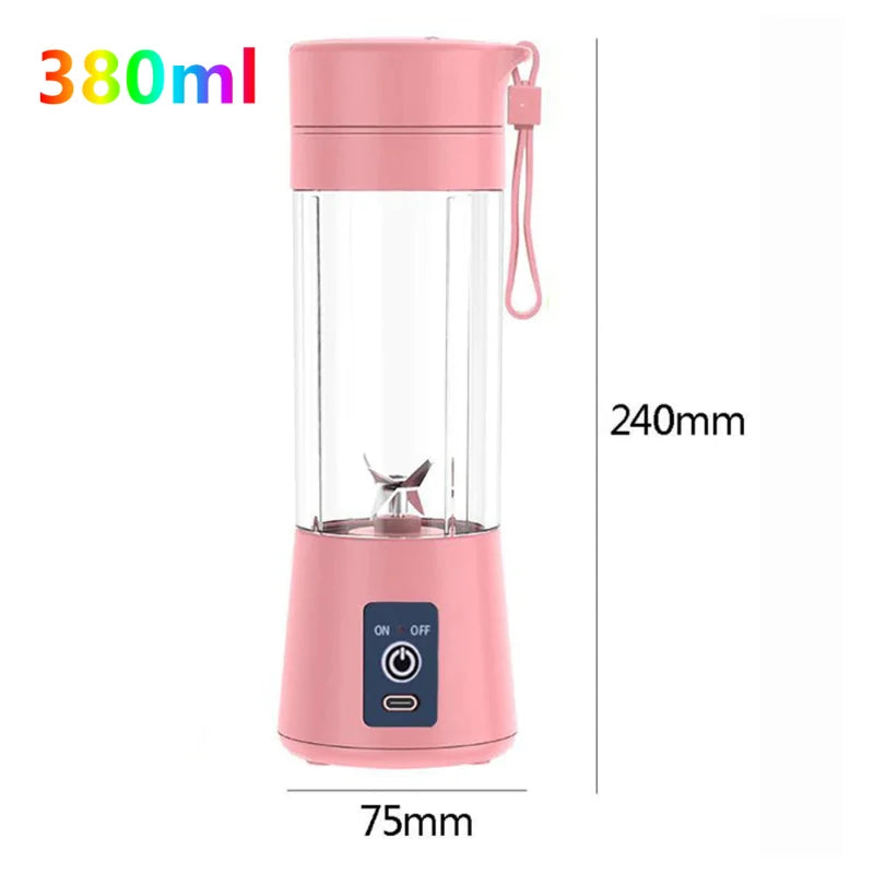 Mini Liquidificador Portátil Juice Shake 6 Lâminas