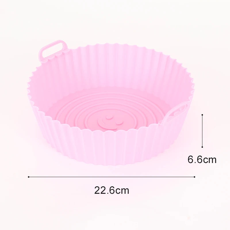 Forma de Silicone para AirFryer | Durável, Saudável e Antiaderente