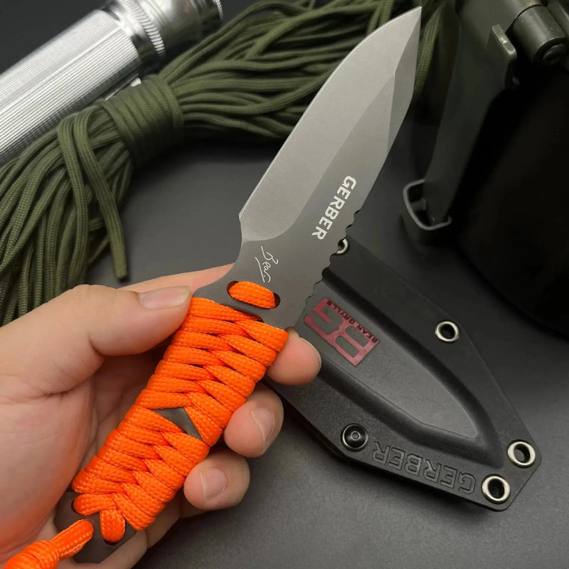 Faca Militar Bear Grylls - Lâmina de 15cm para Sobrevivência