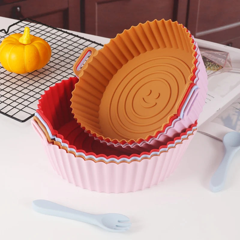 Forma de Silicone para AirFryer | Durável, Saudável e Antiaderente