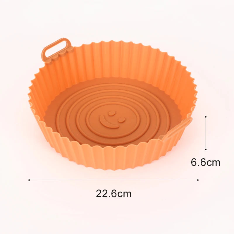 Forma de Silicone para AirFryer | Durável, Saudável e Antiaderente