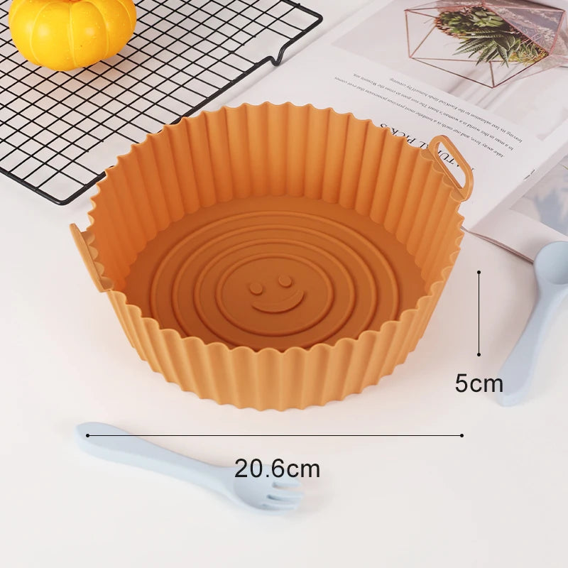 Forma de Silicone para AirFryer | Durável, Saudável e Antiaderente