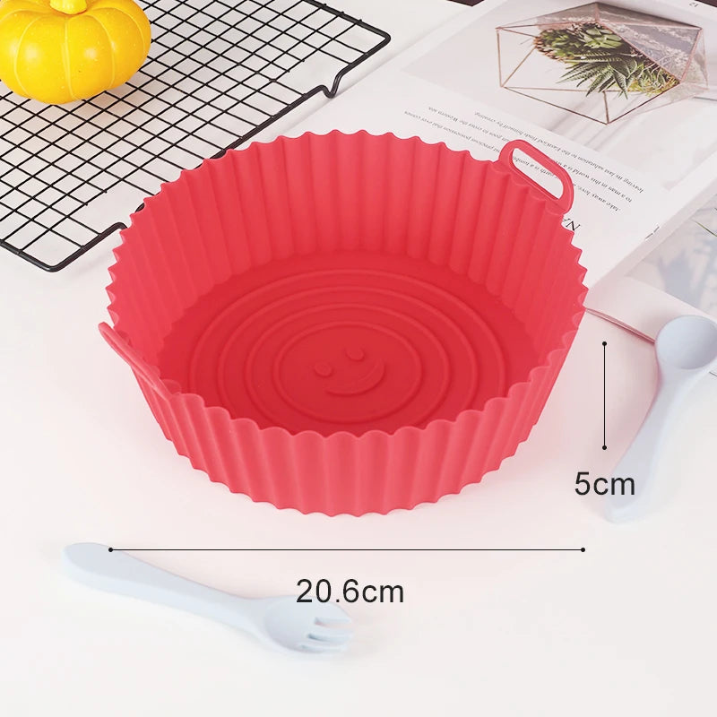 Forma de Silicone para AirFryer | Durável, Saudável e Antiaderente