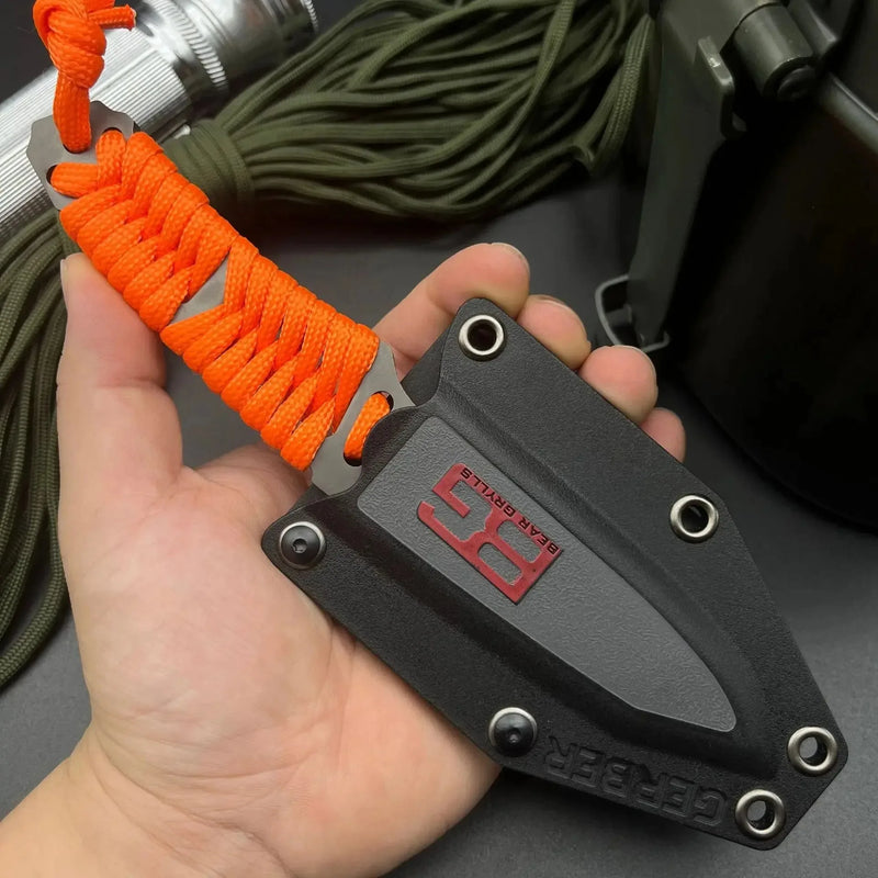 Faca Militar Bear Grylls - Lâmina de 15cm para Sobrevivência