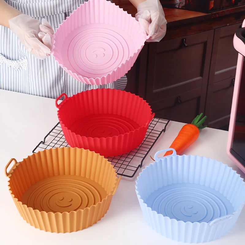 Forma de Silicone para AirFryer | Durável, Saudável e Antiaderente