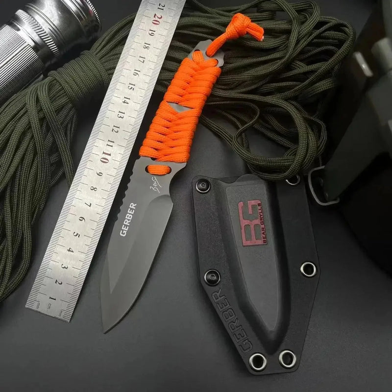 Faca Militar Bear Grylls - Lâmina de 15cm para Sobrevivência
