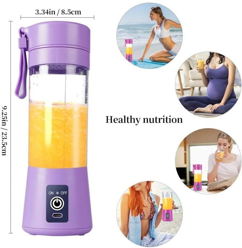Mini Liquidificador Portátil Juice Shake 6 Lâminas