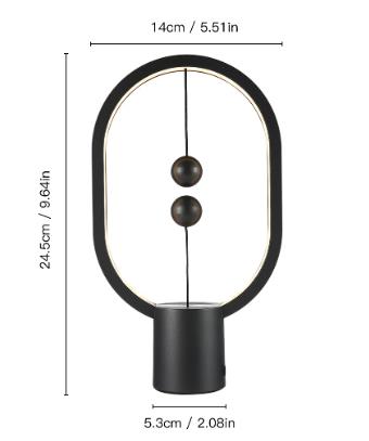 LUMINÁRIA MAGNÉTICA DE MESA
