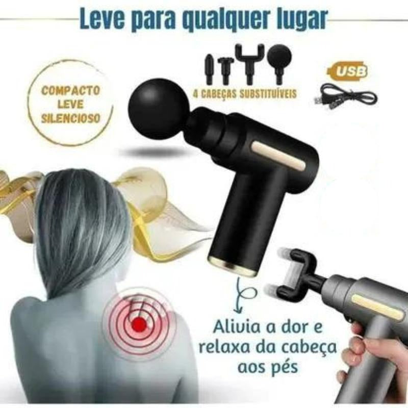 Massageador Elétrico Alta Frequência - Massagem Profunda e Relaxante
