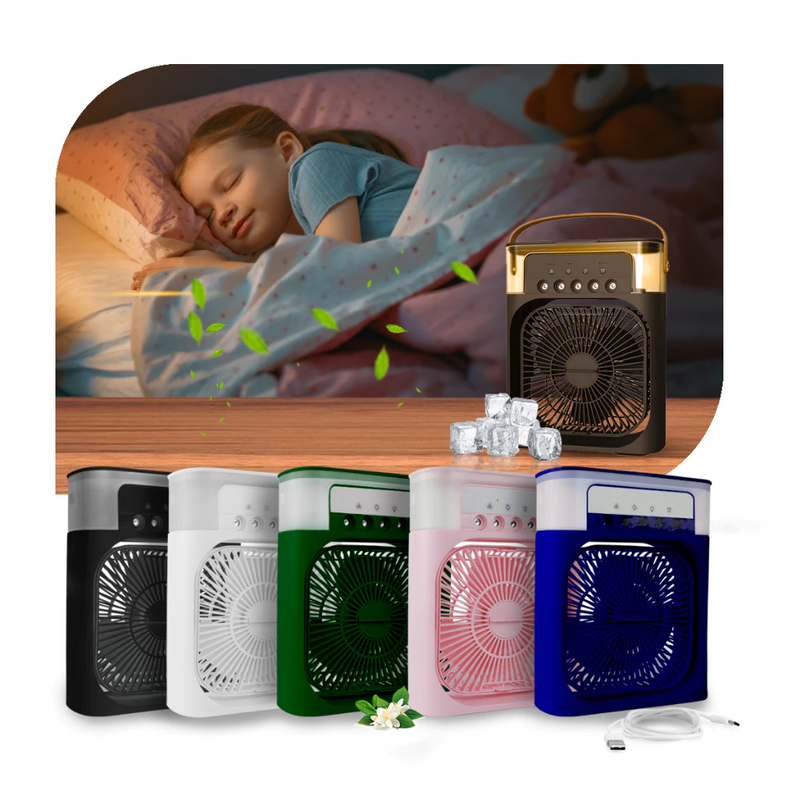 Ventilador Pequeno Portátil - Refrigeração Instantânea e Eficiente