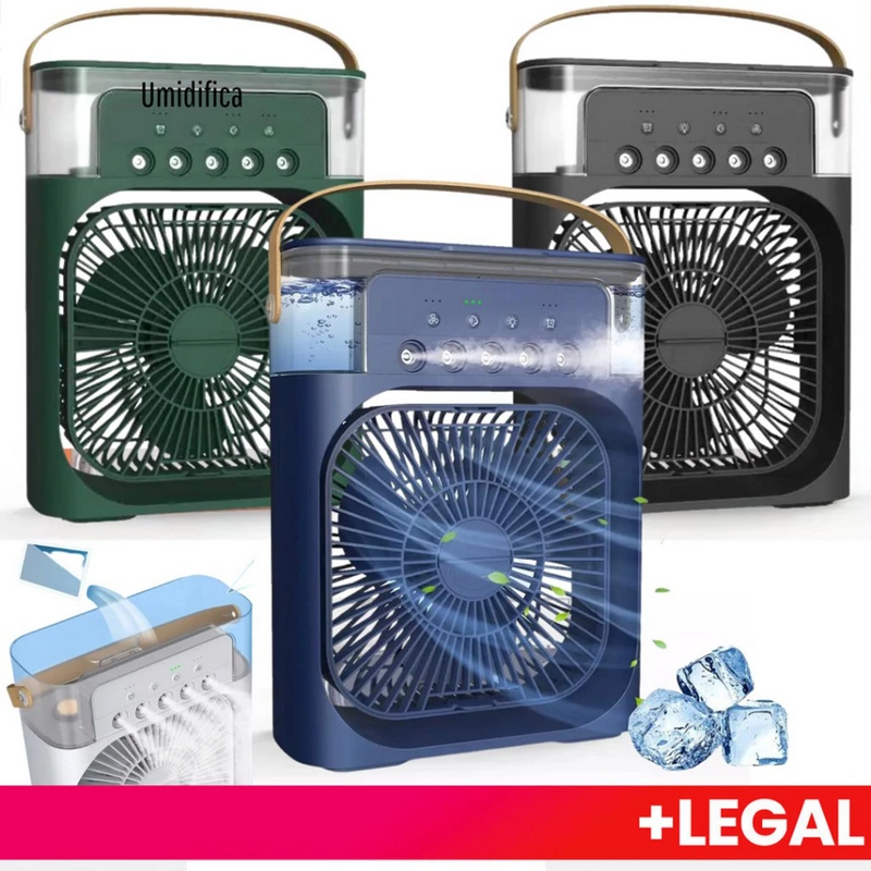 Ventilador Pequeno Portátil - Refrigeração Instantânea e Eficiente