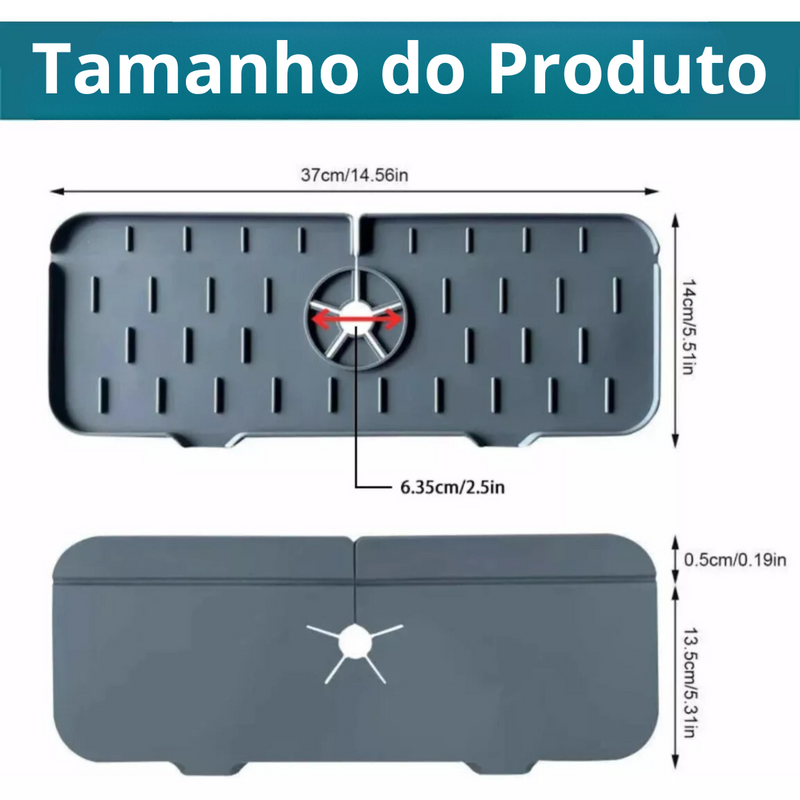 Tapete de Silicone para Pia - Organização e Praticidade - 30% OFF