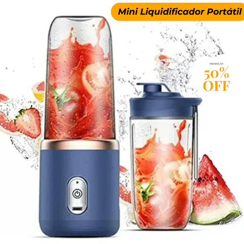 Mini Misturador Smoothie: Prepare Bebidas Saudáveis em 30 Segundos - 50% OFF